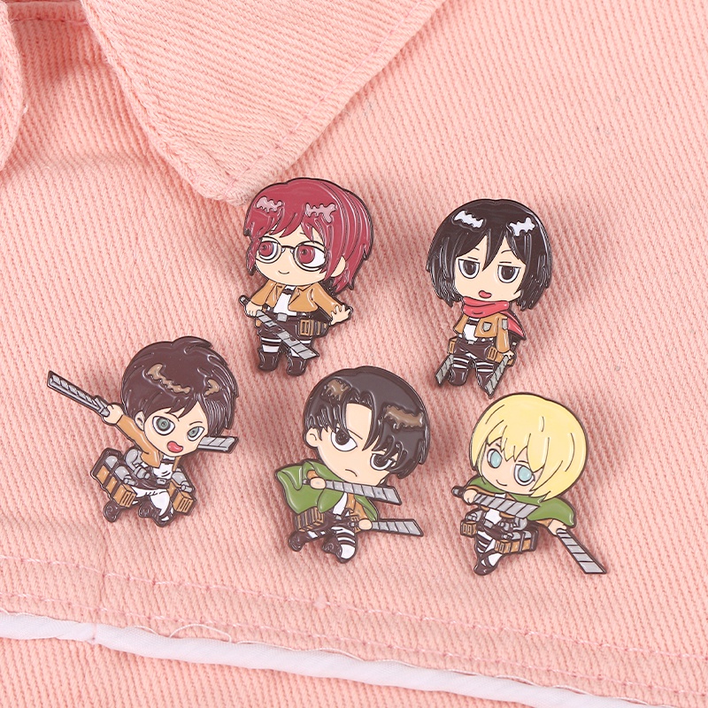 Huy Hiệu Cài Áo Hình Attack on Titan