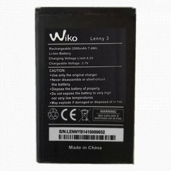 PIN WIKO LENNY / LENNY2 / LENNY3 / SUNNY 2 PLUS / 2600 / JERRY / 1800mAh