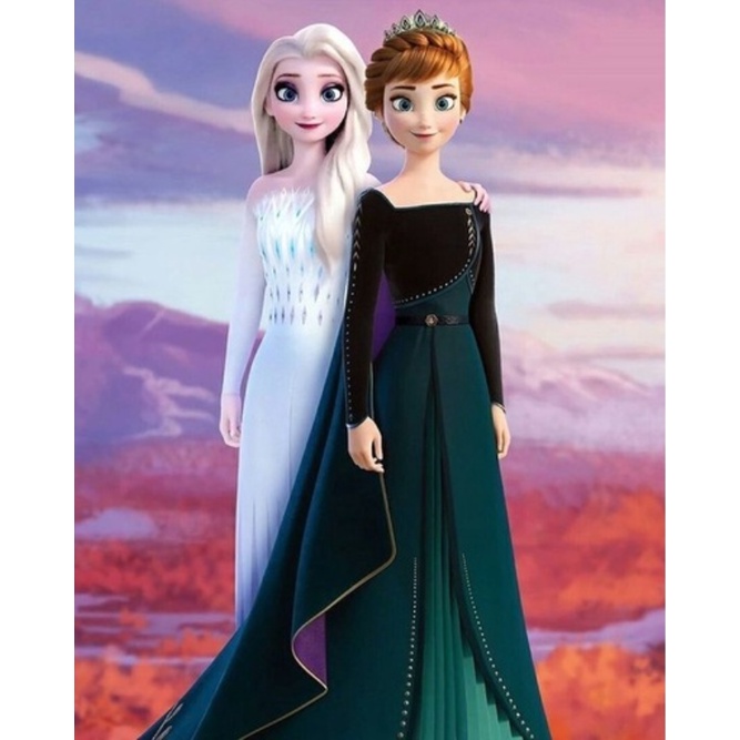 Bộ Tranh Đính Đá 5d Họa Tiết Công Chúa Disney Độc Đáo DIY Dùng Trang Trí Nhà Cửa