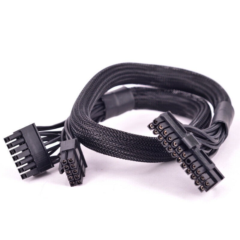 14+10Pin to 24 Pin ATX Power Supply Cable 20+4 Pin PC PSU Motherboard Cable for Corsair AX1500I AX1200I AX860I AX760I