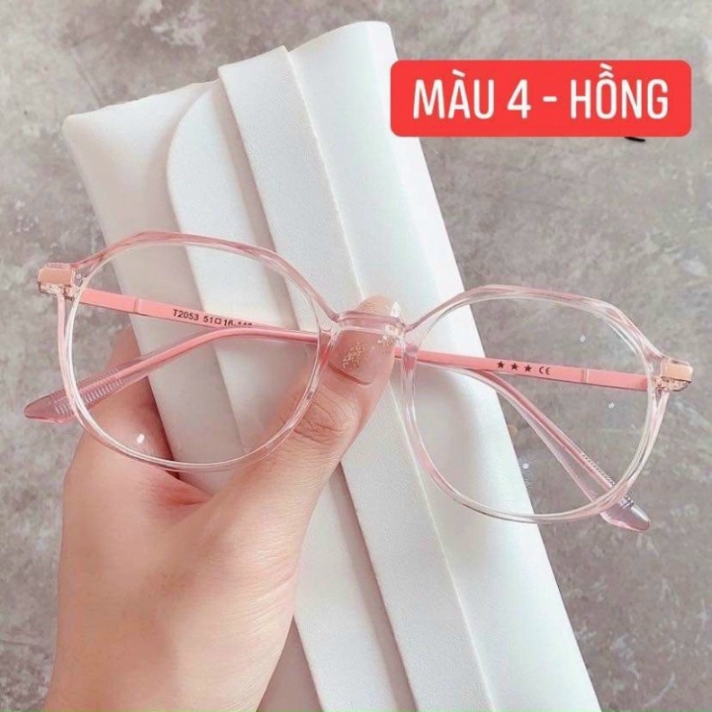 Kính Mắt Tròn Gọng Kim Loại 5 Màu