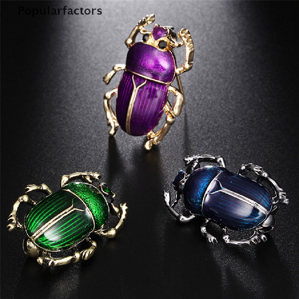 Ghim Cài Áo Hình Cánh Cứng Phong Cách vintage Thời Trang