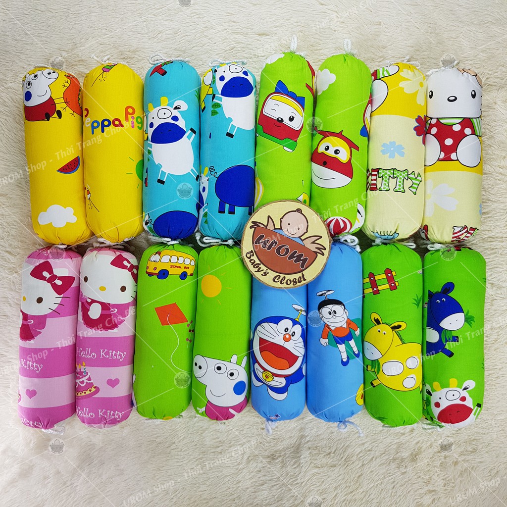 Bộ gối ôm chặn cho bé sơ sinh và trẻ em Cotton Thắng Lợi 40cm, 50cm