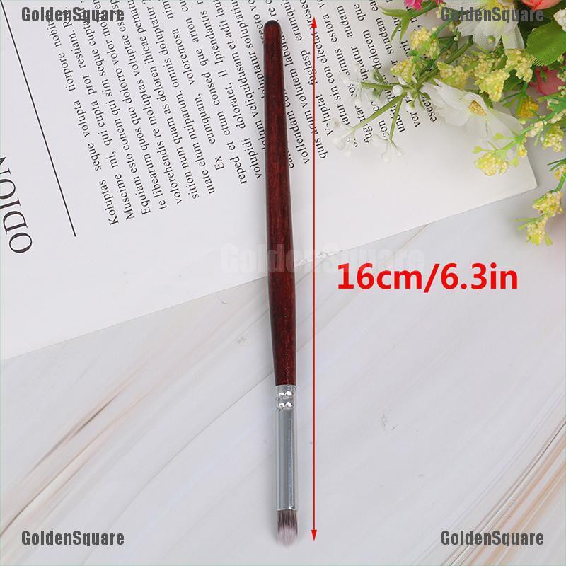 Cọ Sơn Móng Gel UV Tay Cầm Bằng Gỗ Màu Gradient