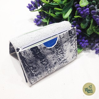 Ví đựng thẻ - card case in giả vân da rắn