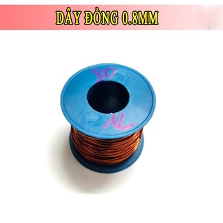 Dây đồng cuộn 100g 0.8mm