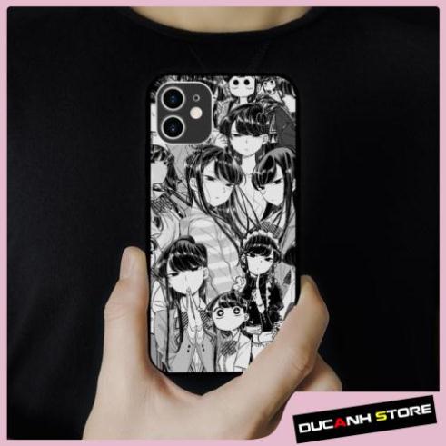 Ốp Lưng iPhone hình Komi Nữ Thần Im Lặng collage art pop art đen  cho các dòng SAMSUNG PAP20211071