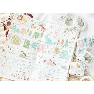 BĂNG DÍNH WASHI TAPE 30MM X 5M – CHỦ ĐỀ CUỘC SỐNG THƯỜNG NHẬT (DAILY LIFE)