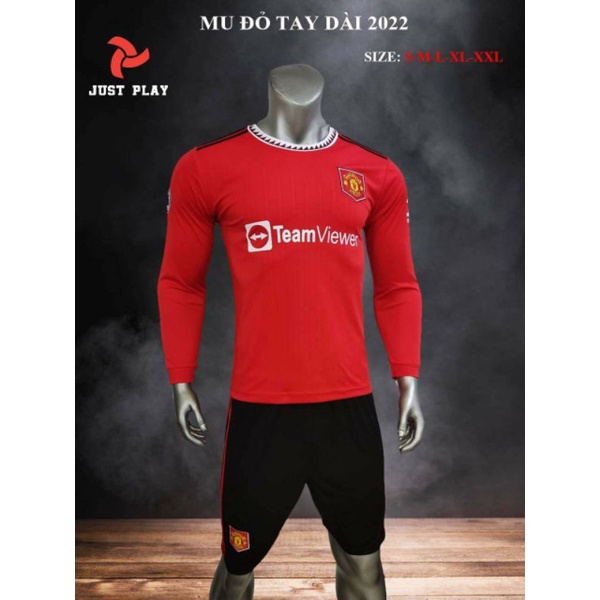 ĐỒ  ĐÁ BANH MU ĐỎ TAY DÀI MÙA 2022_2023