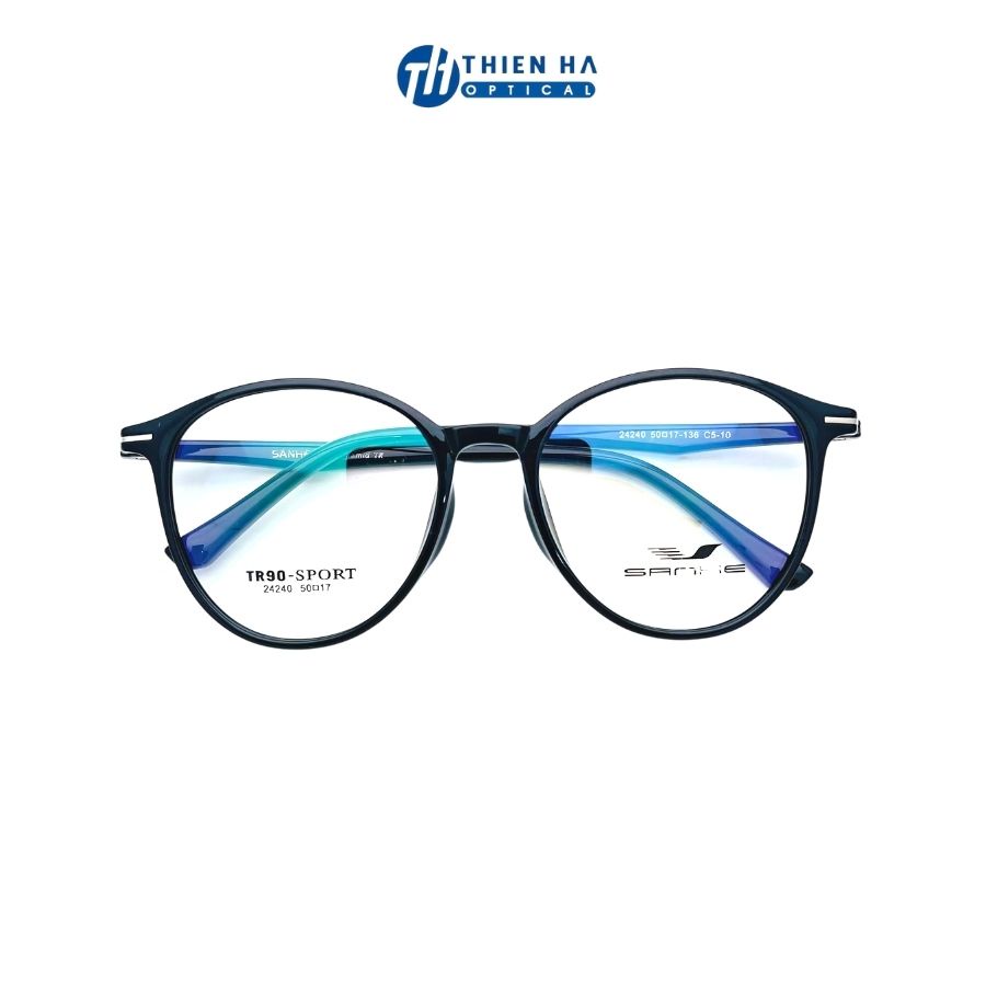 Gọng kính nữ THIENHA OPTICAL dáng tròn đa giác chất liệu nhựa cao cấp,dẻo, nhẹ,trẻ, giữ form kính Shanhe 24240