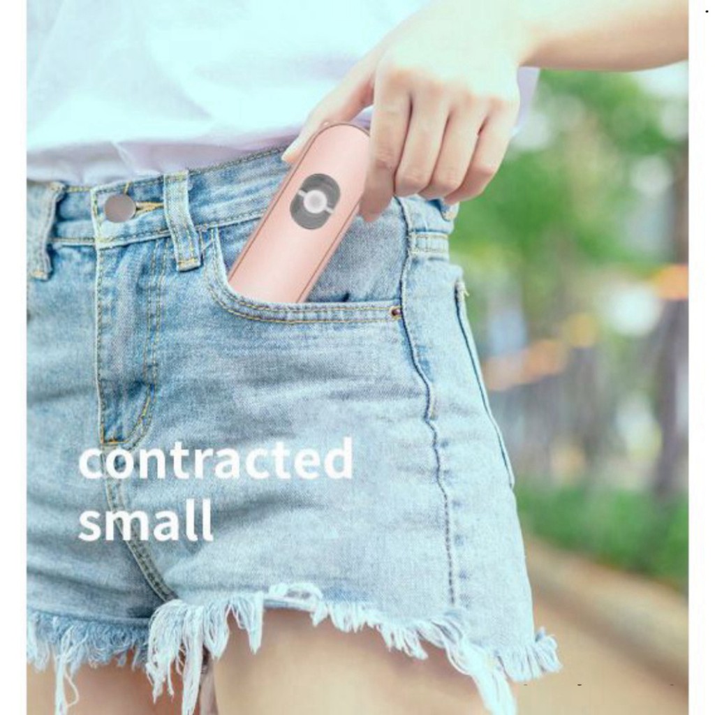 Quạt cầm tay sạc pin có chế độ phun sương gấp gọn Mini Tích Điện Tạo Độ Ẩm 2 in 1