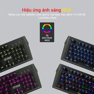 Bàn phím cơ quang Fantech MK885