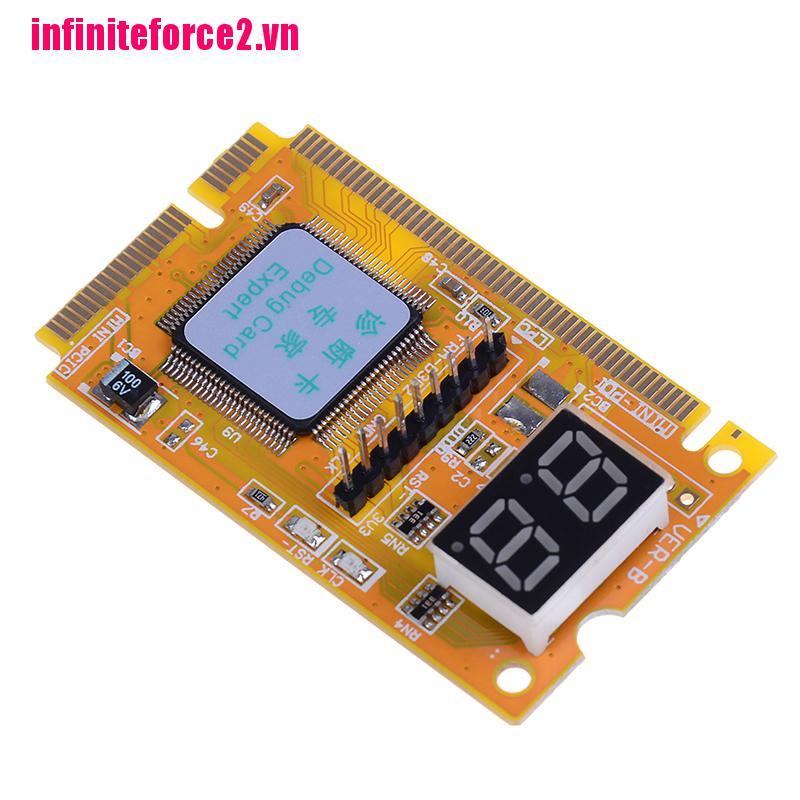 2 Thẻ Chẩn Đoán Mini Pci-E Lpc Pc 3 Trong 1