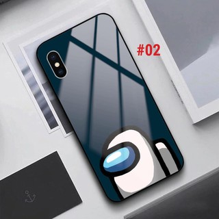 Ốp lưng kính Samsung Galaxy Note 8 Note 9 Note 10 Note 10 Plus in hình AMONG US