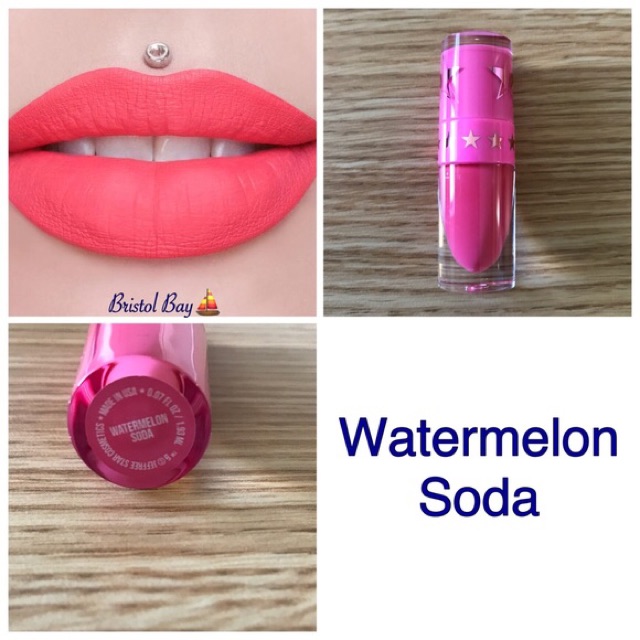 [CÓ SẴN]🍉Son kem Jeffree Star mini màu Watermelon Soda 🍉