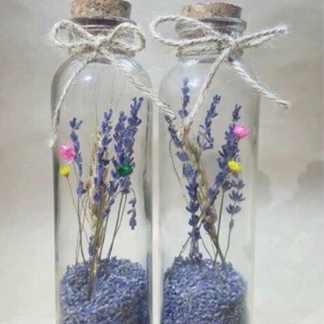 Lọ thuỷ tinh hoa khô lavender