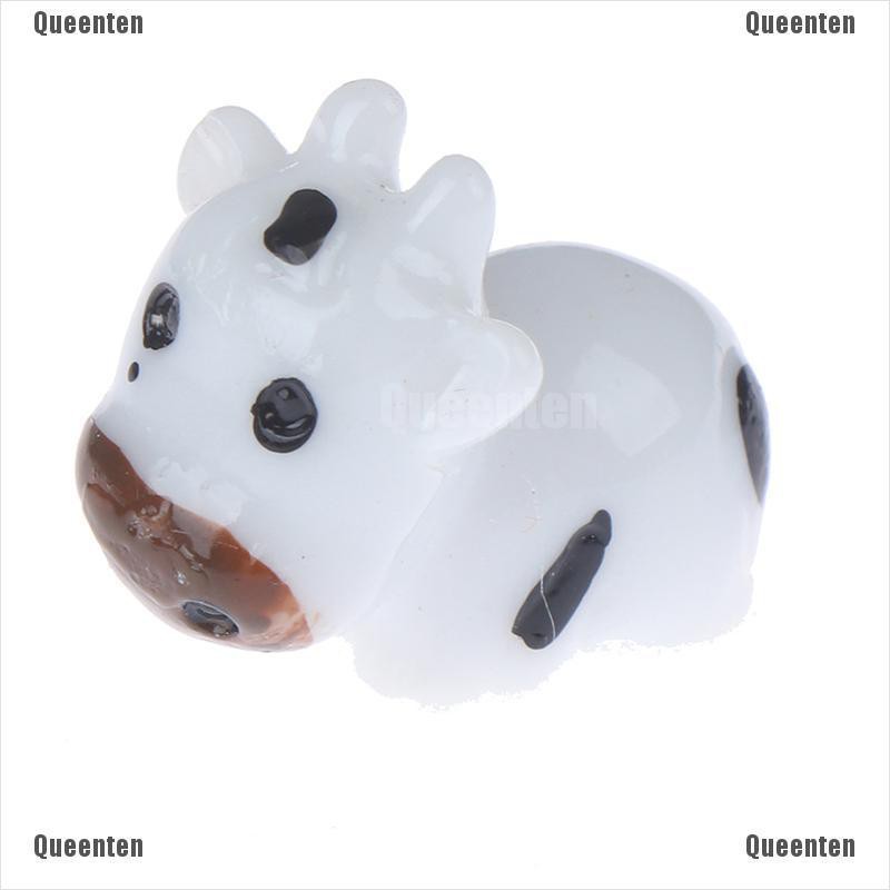 Set 2 Tượng Bò Sữa Mini Trang Trí
