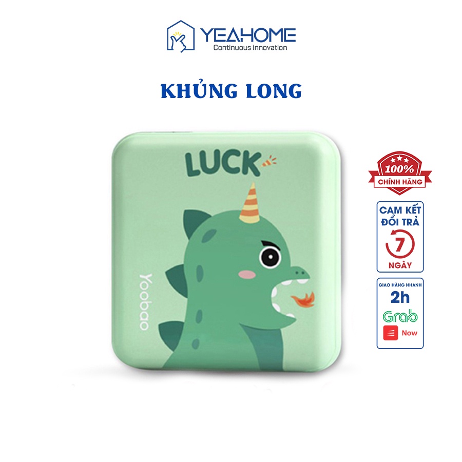 Pin sạc dự phòng Yoobao M4 mini 10000mAh Pin Li-Polymer 2 đầu vào 2 đầu ra cho điện thoại máy tính bảng