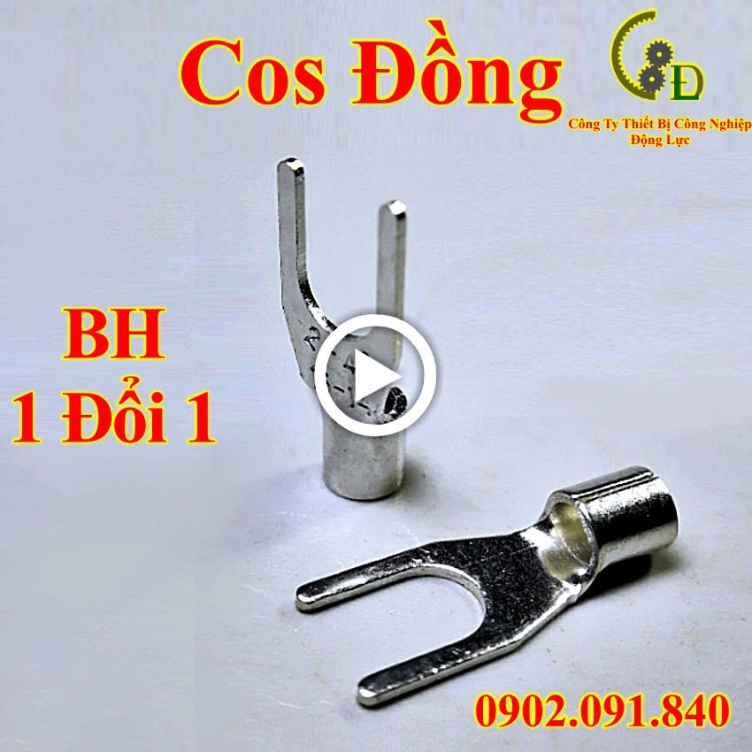 Đầu cos chữ Y trần SNB 1.25-5-6 SNB2-3-4 100c, cosse chẻ V, cốt chỉa chữ U càng cua đồng bấm nối dây điện 0.5mm 2.5mm