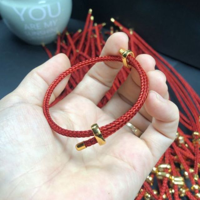 Vòng Tay Dây Cước Khóa Không Đen Rỉ, Điều Chỉnh Size