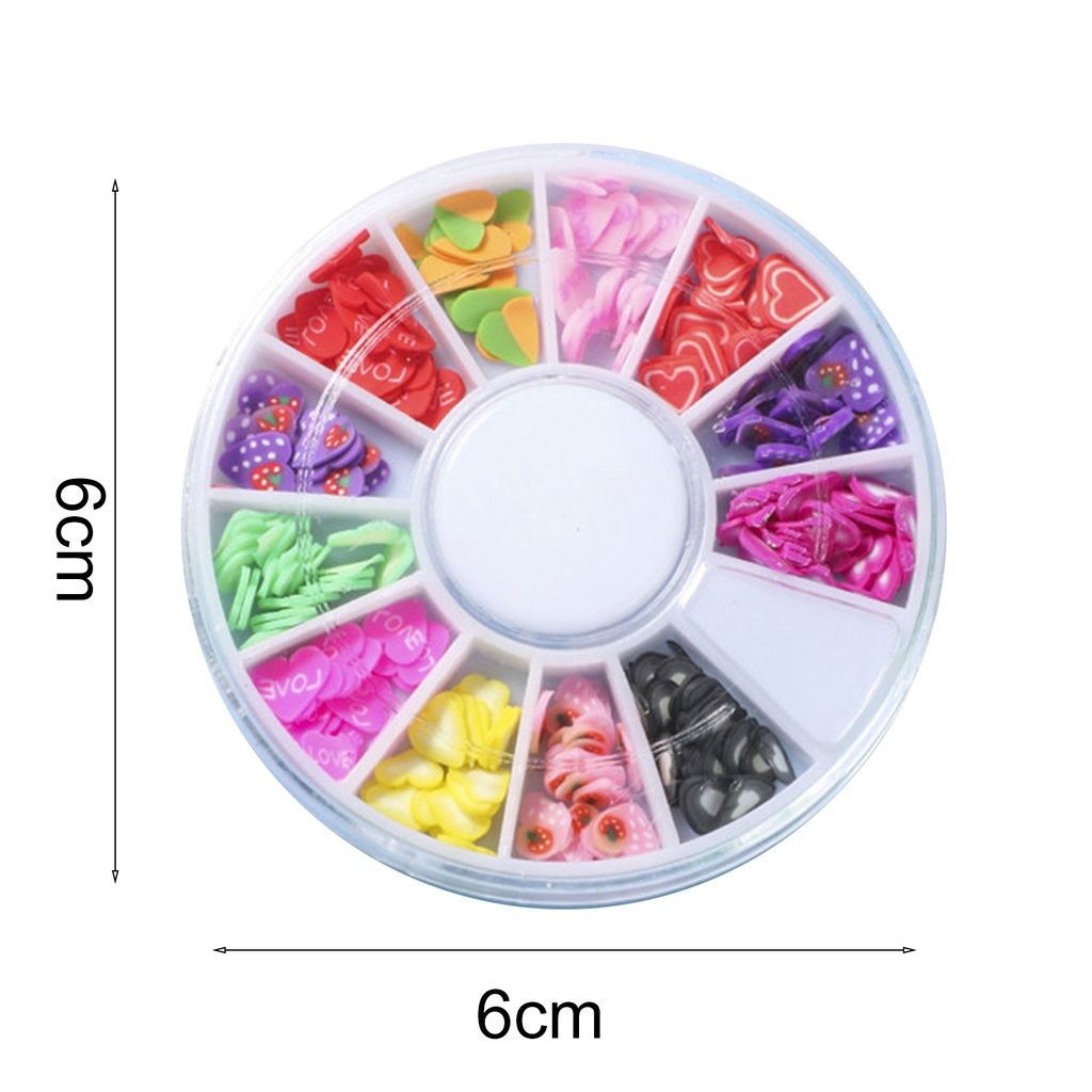 [Hàng mới về] Hộp hạt phụ kiện trang trí móng tay nghệ thuật thiết kế nhiều mẫu tùy chọn đáng yêu bắt mắt