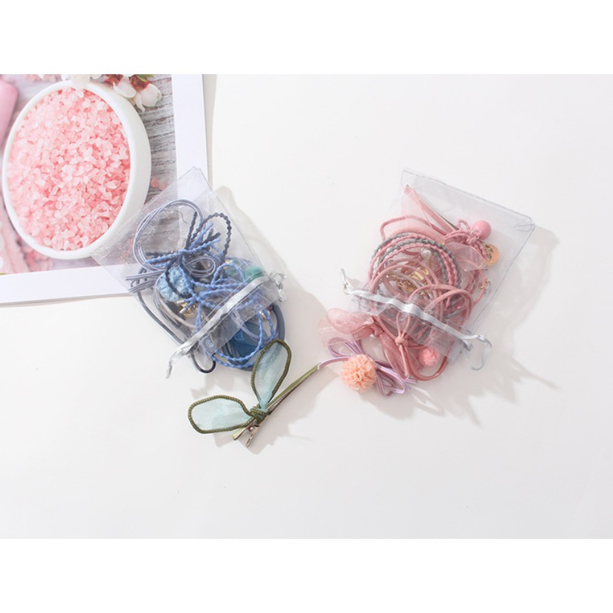 Set buộc tóc 9 món