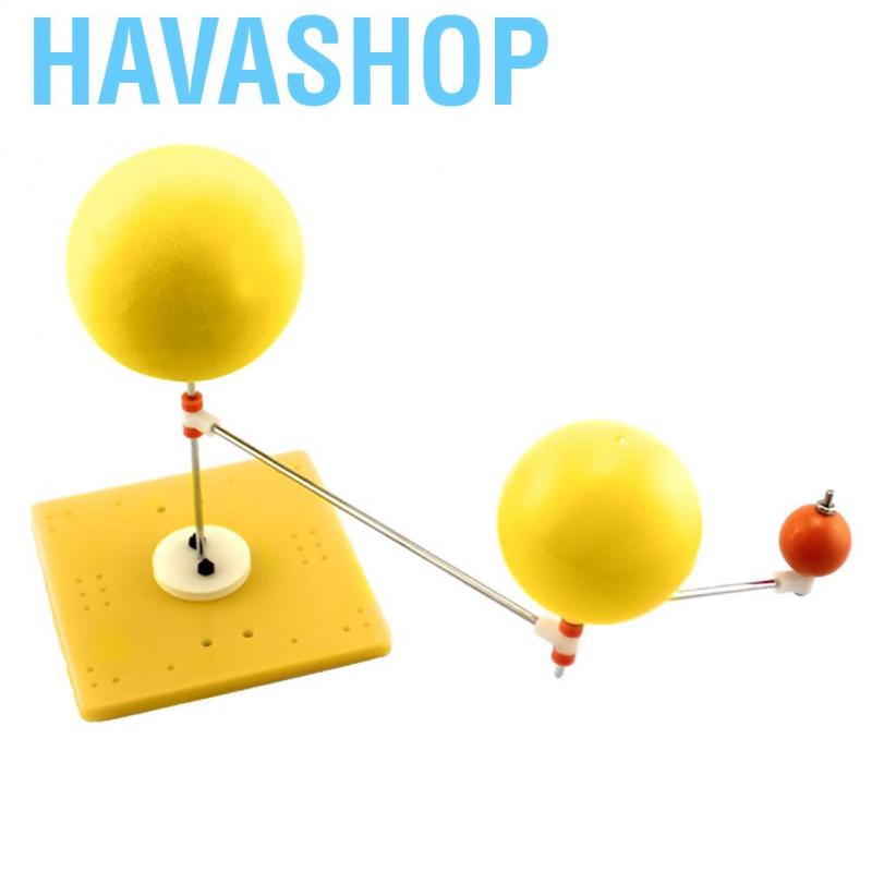 Bộ đồ chơi mô hình trái đất-mặt trăng-mặt trời DIY vui học vật lý cho bé
