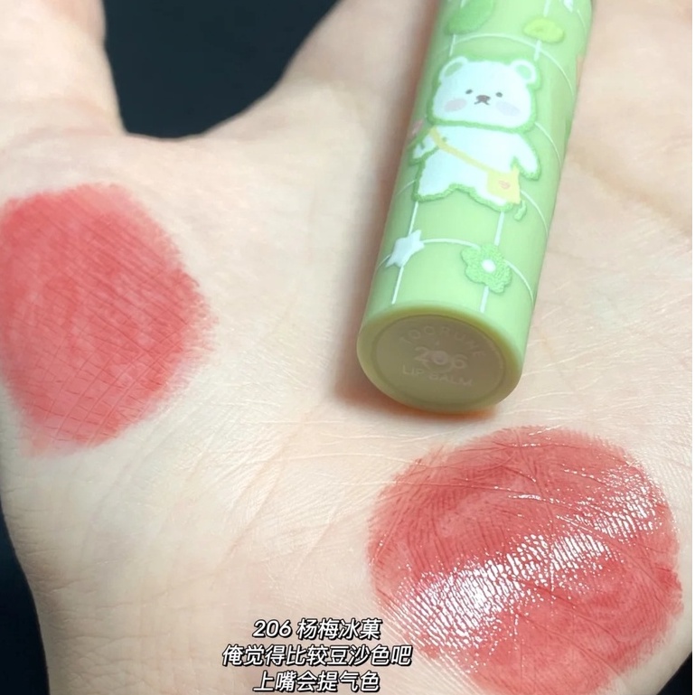 [TOORUNE] Son dưỡng ẩm môi Toorune Love Bear Tự Nhiên Giữ Ẩm Nuôi Dưỡng Môi