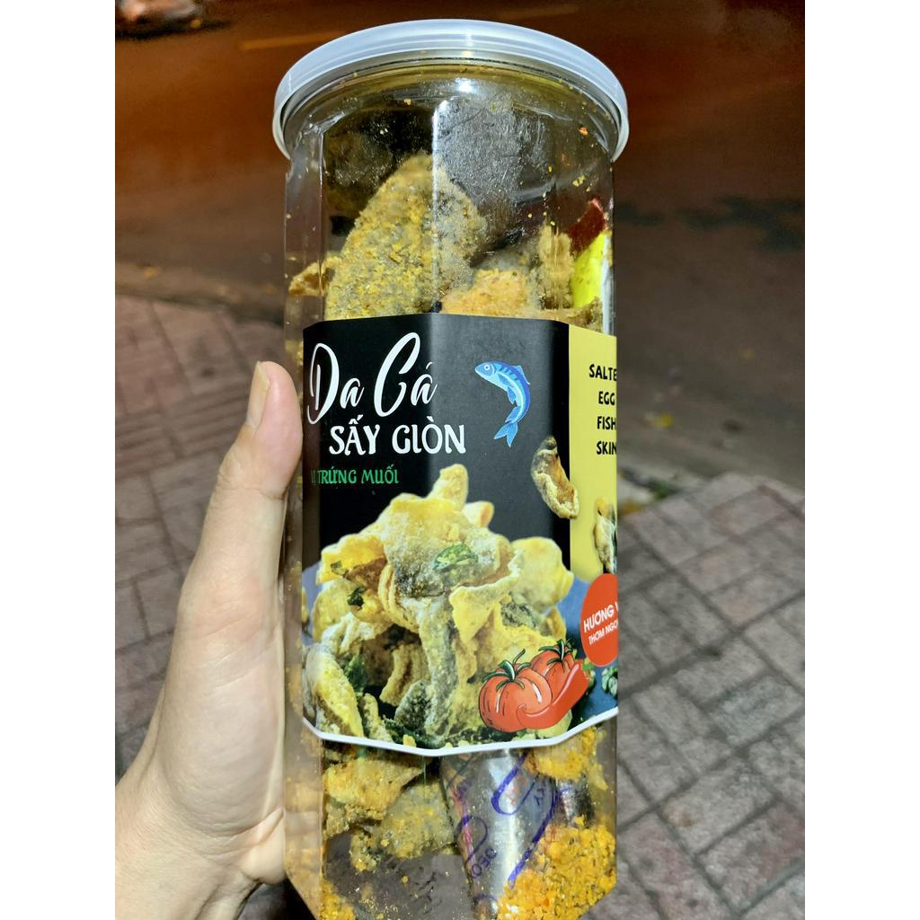 Da Cá Xốc Trứng Muối Hũ Pet 250g Thơm Ngon Tiện Lợi - Ăn Vặt 492