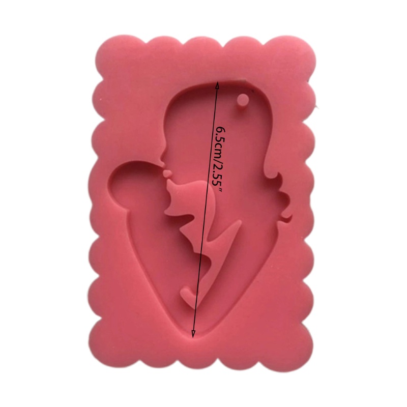 Khuôn Làm Móc Khóa Bằng Nhựa Resin Sáng Bóng DIY