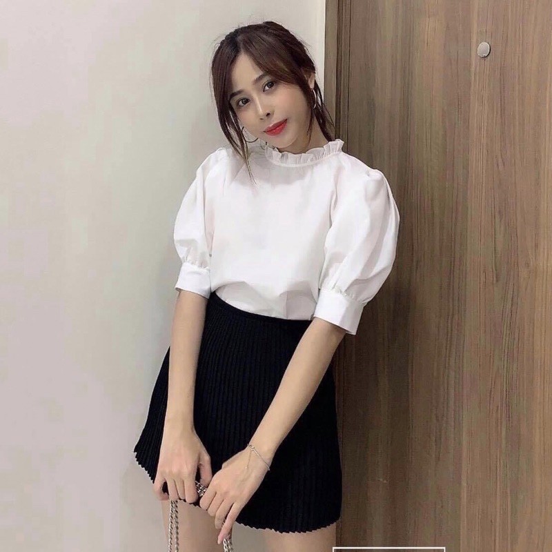 HÌNH CHỤP THẬT - áo cổ bèo