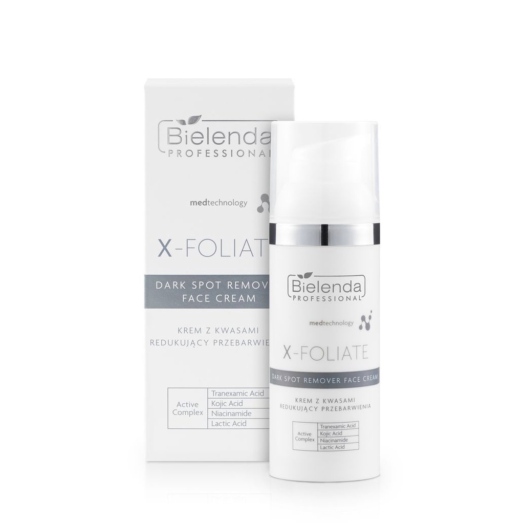 Kem dưỡng giảm mụn, mờ thâm Bielenda Professional X-Foliate Clear Skin Anti Acne Face Cream 50 ml