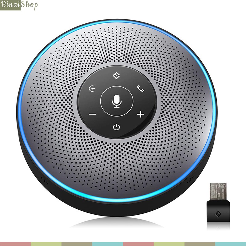 Micro kèm loa hội thảo truyền hình Emeet M2 (Công nghệ voiceIA, 4 cụm micro đa hướng, loa công suất lớn cho 5-8 Người