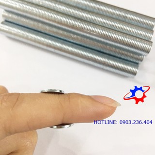 Viên nam châm tròn kích thước 10x1mm mạ kẽm