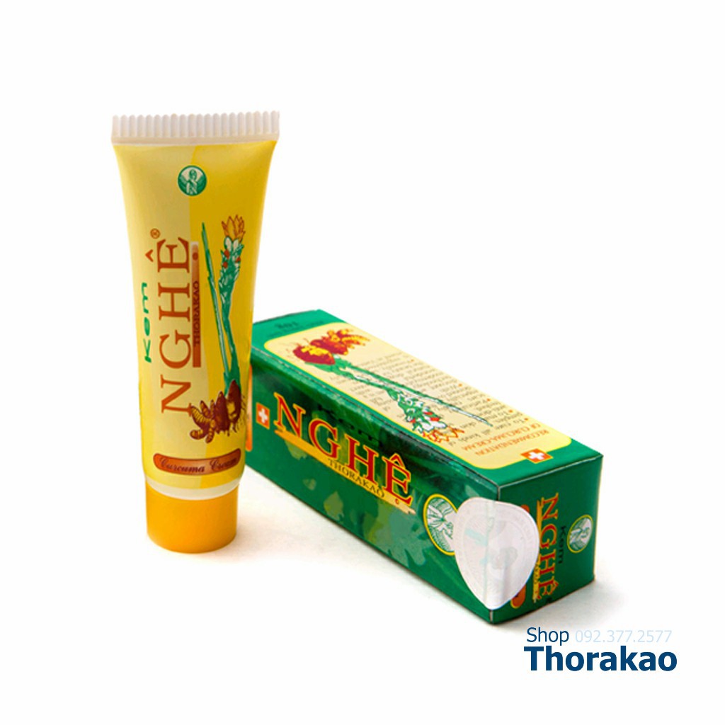 Kem Nghệ (Tube) 10g Thorakao ngừa mụn, mờ sẹo, trắng da, giữ ẩm