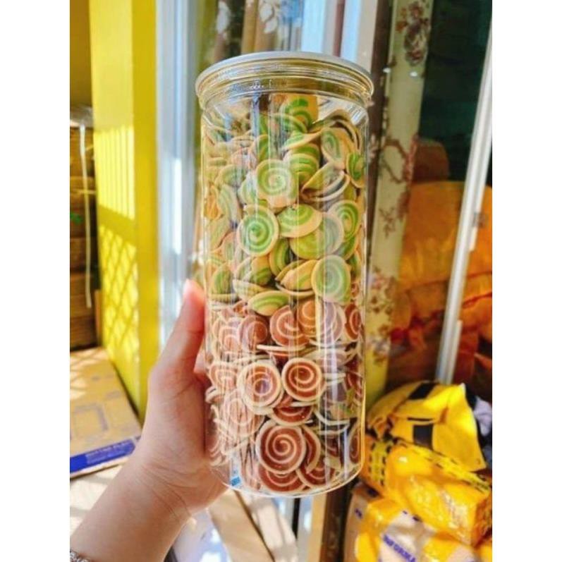 Bánh Tai Heo Nhí Vị Truyền Thống Mix Vị Trà Xanh Lon 350gr[Có Bán Sỉ], [Loại Đặc Biệt] Hàng ngon nhà làm