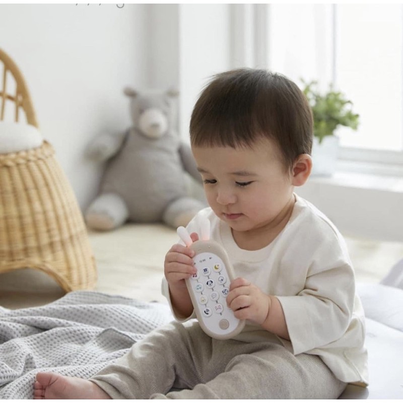 (Có sẵn) Điện thoại đồ chơi Haave Bricks tai thỏ Hàn Quốc cho bé