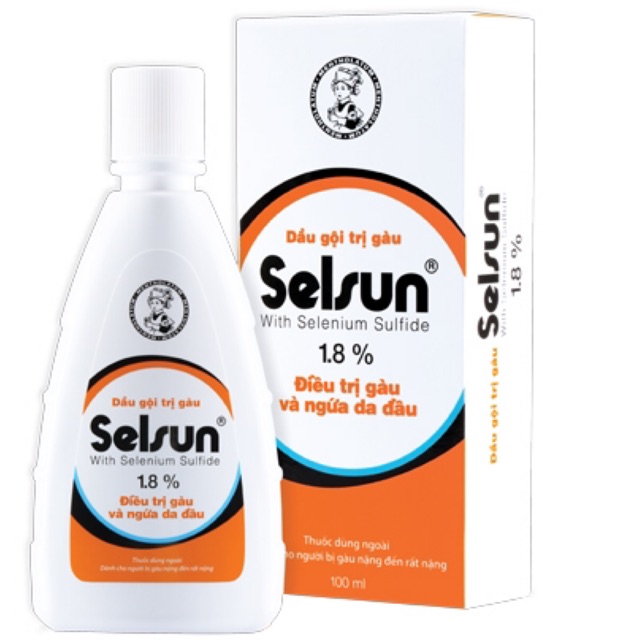 Dầu gội hỗ trợ trị gàu Selsun 1.8% - Hỗ Trợ trị gàu và ngứa da đầu
