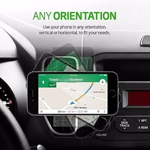 Giá đỡ / kẹp điện thoại gắn xe hơi đa năng 2 in 1 xoay 360 | BigBuy360 - bigbuy360.vn