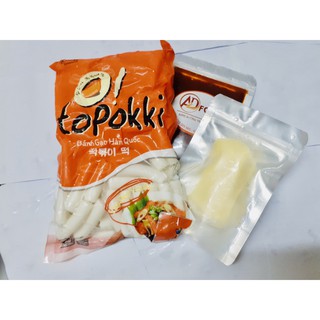 combo 500g bánh gạo +100g phô mai kéo sợi Mozzazzella+100g sốt