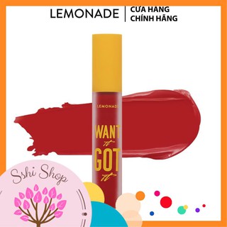 Son kem lì nhẹ môi lemonade want it got it lipcream 5g