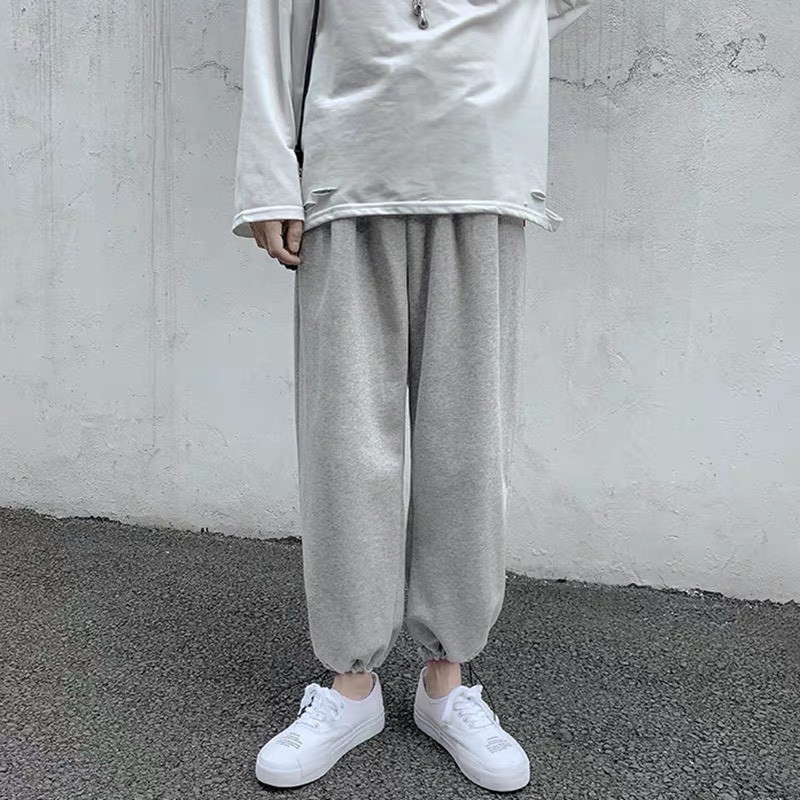 [Mã SKAMSALEP6 giảm 10% TỐI ĐA 100K đơn150K] quần nỉ ống rộng có khuy dây | BigBuy360 - bigbuy360.vn