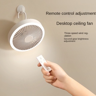 Quạt trần không dây điều khiển từ xa có đèn led để bàn tiện dụng