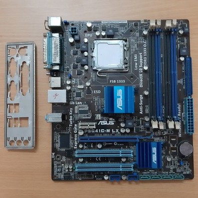 Combo main Asus G41 DDRIII socket 775 + 2Gb + E8400 + Quạt