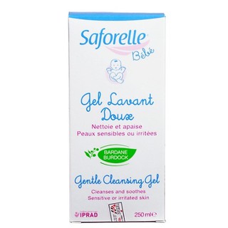 Gel tắm gội dịu nhẹ cho bé Saforelle Bebe 250ml