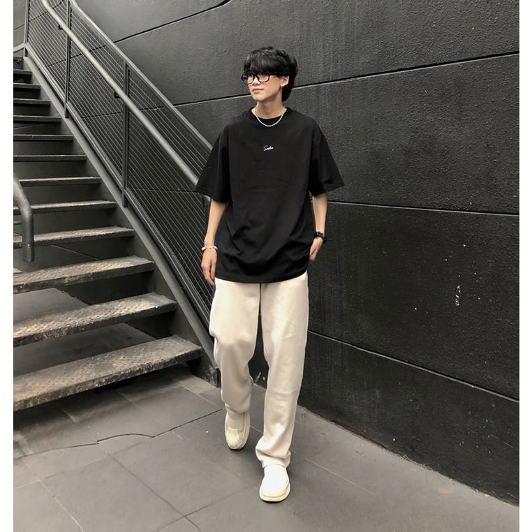 Quần ống rộng track pants nam nữ suông unisex SAFARI TP01