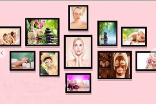 Bộ 11 tấm spa dán tường