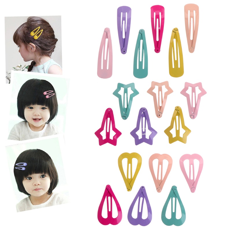 Set 6 Kẹp Tóc Màu Sắc Thời Trang Cho Nữ