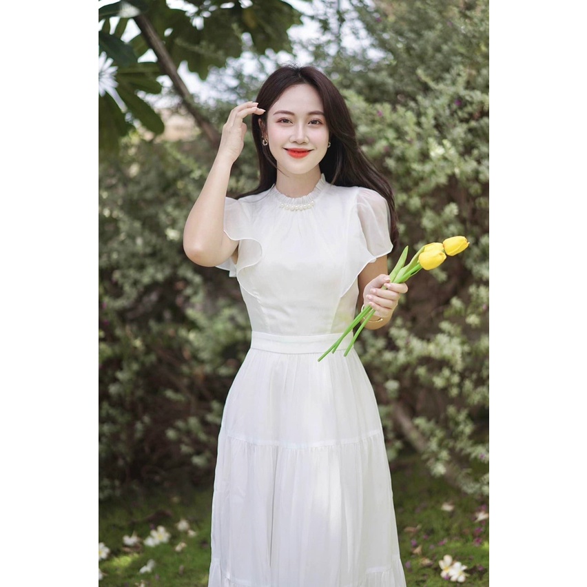 Đầm váy nữ maxi tầng bồng bềnh, nhẹ nhàng dành cho các đi du lịch, đi biển siêu xinh