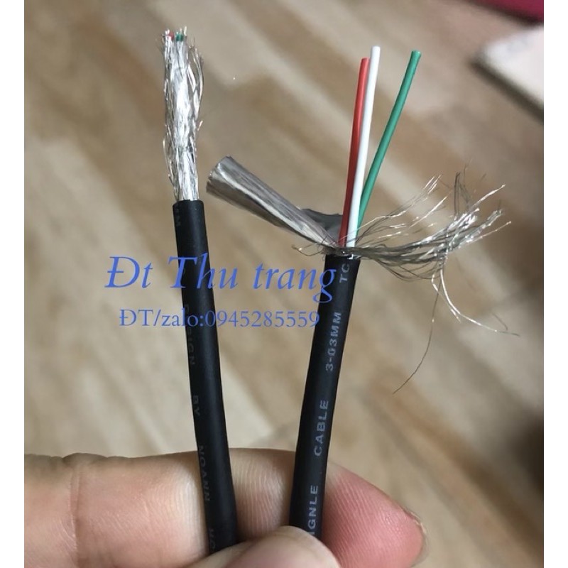 Dây tín hiệu 3 lõi 3x0,3mm lõi đồng tráng thiếc bạc (FSK303)HONGKONG